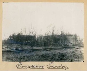 Foto der "Pumpstation Transloy" nördlich von La Bassée