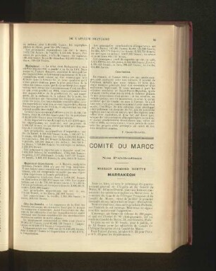 Comité Du Maroc.
