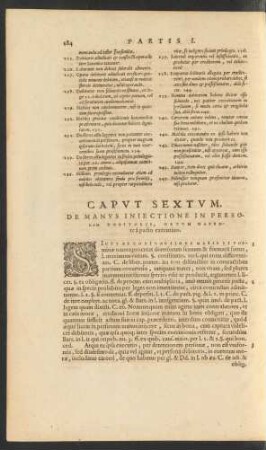 Caput Sextum. De Manus Iniectione In Personam Debitoris ...