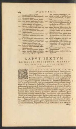 Caput Sextum. De Manus Iniectione In Personam Debitoris ...
