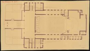 Pfalzbau, Ludwigshafen: Grundriss 1:100