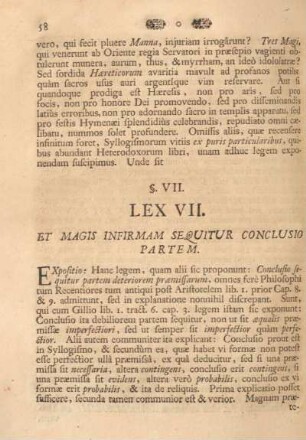 Lex VII.