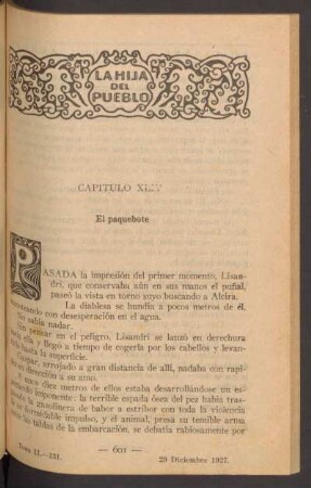 Capítulo XLIV - El paquebote