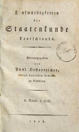 Denkwuerdigkeiten der Staatenkunde Teutschlands, 2,1