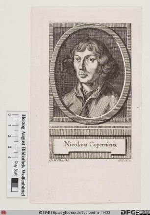 Bildnis Nicolaus Kopernikus (Copernicus, eig. Koppernigk)