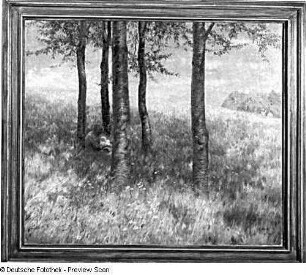 Gerbergrundlandschaft : Bantzer, Carl: Gerbergrundlandschaft. Öl, Lw. ; 97 x 112 cm. 1894. Dresden: Galerie Neue Meister 2329 A (40)