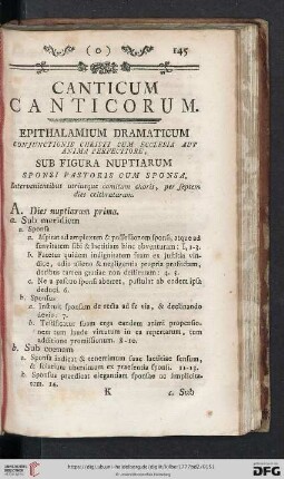 Canticum Canticorum