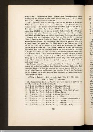 d) Die 3. Eskadron bei der 6. b. Inf.-Div.