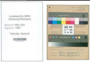 Entnazifizierung Heinrich Tebroke , geb. 20.06.1922 (Angestellte)