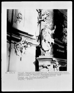 Figur am Katharinenaltar, heilige Agathe