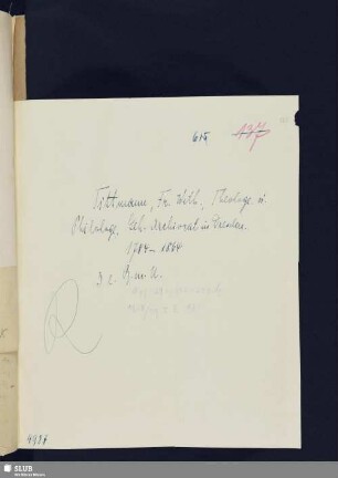252-252b. Tittmann, Friedrich Wilhelm