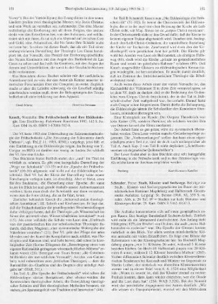 152-153 [Rezension] Schrader, Franz, Stadt, Kloster und Seelsorge
