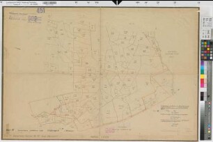 Sendenhorst (Sendenhorst), Flurbereinigung Sendenhorst, Bl. 61 Schätzungsriß Hoetmar Flur 17