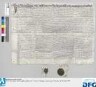 Anna Tucherin, Priorin und Ursula Zeisin, Konventualin des Klosters Engelthal, übergeben vor Gabriel Tetzel, Pflegern, und Bürgermeister, Rat und Schöffen der Stadt Hersbruck an Jobst Tetzel und Gabriel Nützel, beide des Älteren Geheimen Rates zu Nürnberg, als Abgesandten des Rats daselbst, die Baulichkeiten und Einkünfte des Klosters Engelthal. - Siegler: der obengenannte Pfleger und der Rat der Stadt Hersbruck.