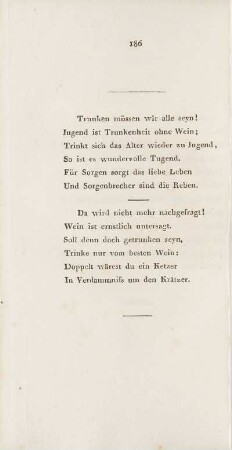 Trunken müssen wir alle seyn! ...