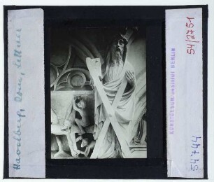 Havelberg, Dom, Lettner : Detail, Apostel Andres