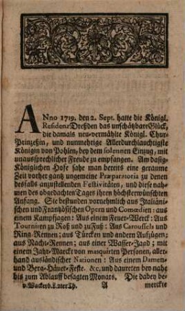 Leben und Thaten Des Welt-berühmten ... August Christophs des Heil Röm. Reichs Grafens von Wackerbarth, 2