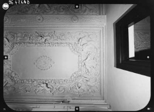 Eisenberg. Schloß Christiansburg (1677-1692; C. W. Gundermann). Decke
