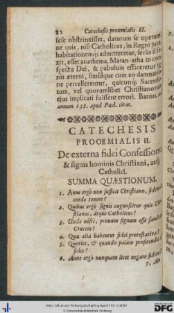 Catechesis Prooemialis II.
