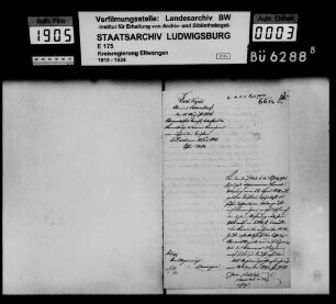Verwendung des Vermögens der aufgelösten Zünfte, OA Schorndorf