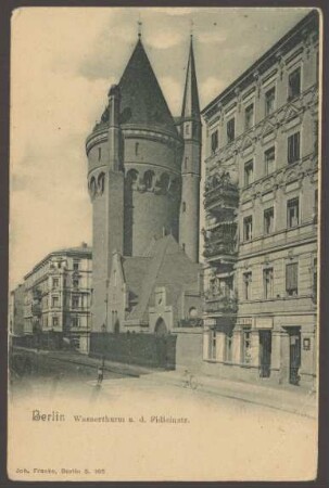 Ansichtskarte Wasserturm an der Fidicinstraße