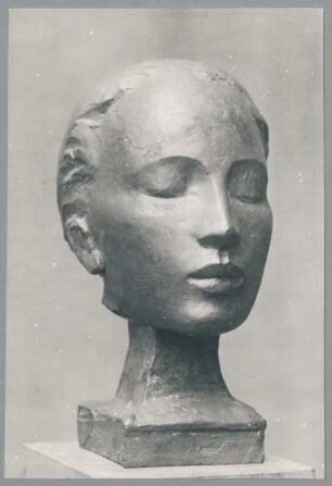 Kopf der Auferstehung, 1919/20, Bronze