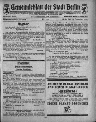 1926,38: Nr. 38, 19. September 1926