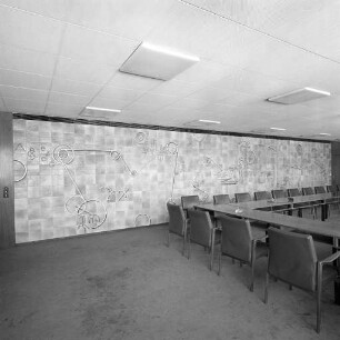 Badische Neueste Nachrichten. Konferenzsaal im Verlagsgebäude Lammstraße 1