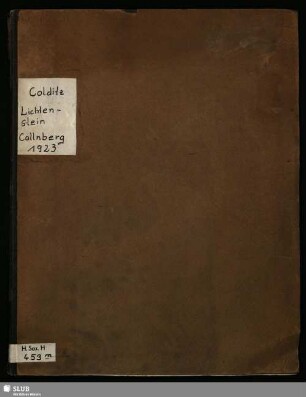 Ausgabe Lichtenstein-Callnberg i. Sa.