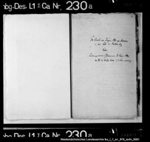 Sendung eines Pferdes an Landgraf Otto von Hessen