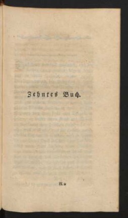 Zehntes Buch.