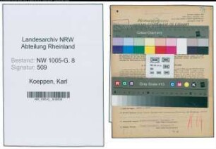 Entnazifizierung Karl Koeppen , geb. 16.03.1907 (Vertreter)