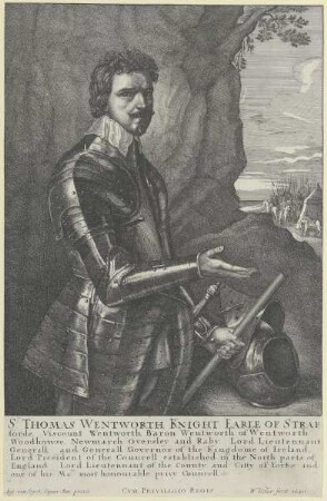 Bildnis des Thomas Wentworth, Earle of Strafforde
