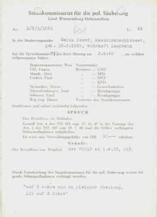 Heinz, Josef