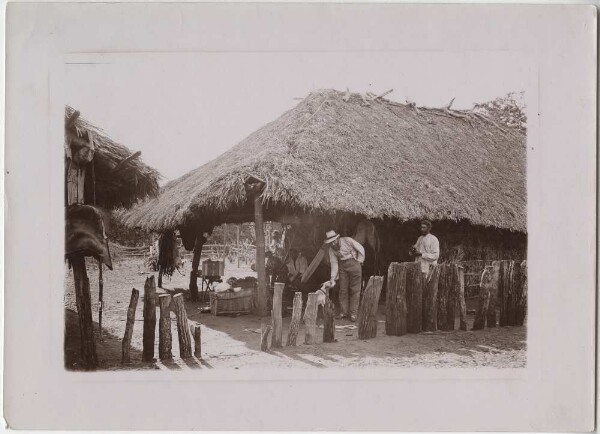 Wilhelm Kissenberth à Burití dos Cavallos, près du village de Canela