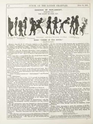 Essence of Parliament. Extracted from the diary of Toby, M.P.