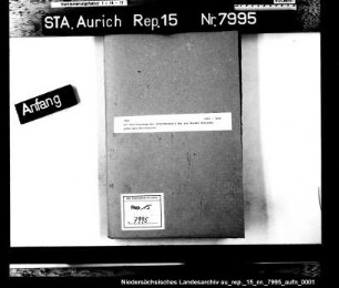 Die Untersuchung der Schiffbarkeit der zur Norder Sielacht gehörigen Marschtiefs