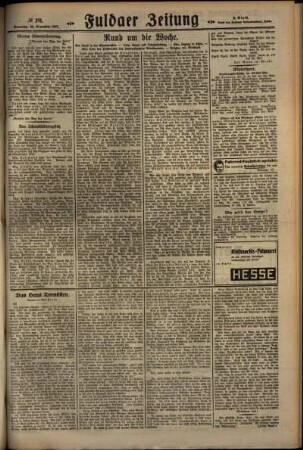 Zweite Ausgabe vom Sonntag, den 18. Dezember 1927.
