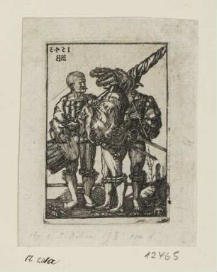Fähnrich, Trommler und Pfeifer