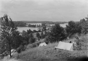 Seenlandschaft : Blick über den Carwitzer See
