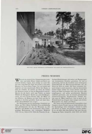 Freies Wohnen