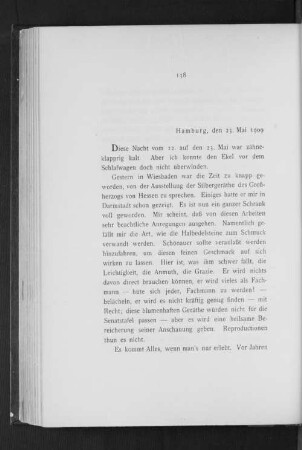 Hamburg, den 23. Mai 1909