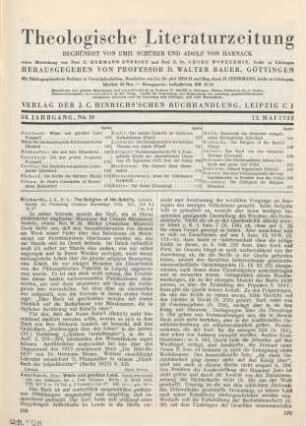 169 [Rezension] Richards, J. R., The Religion of the Bahá’is
