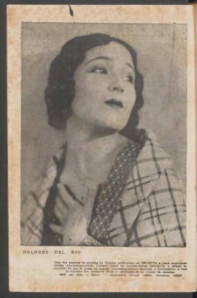 [Ilustração de] Dolores del Rio