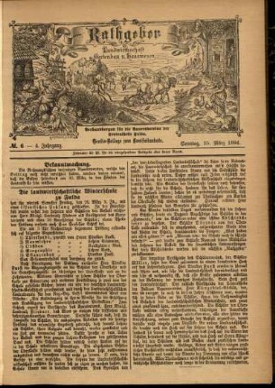Ausgabe vom Sonntag, den 25. März 1894.