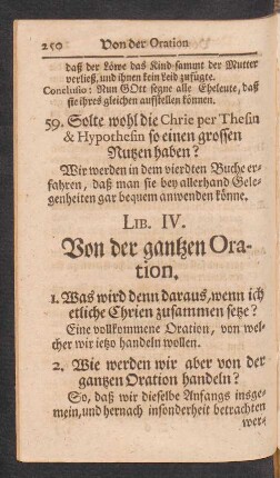 Lib. IV. Von der gantzen Oration