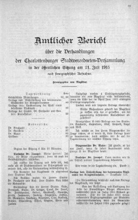 21. Juli 1915