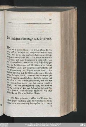 Am zwölften Sonntage nach Trinitatis.