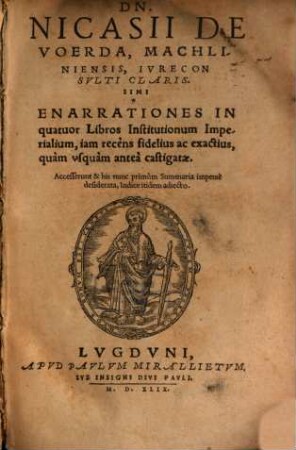 Enarrationes in quatuor libros Institutionum