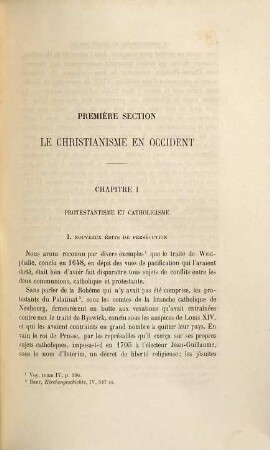 Histoire du Christianisme depuis son origine jusqu'à nos jours, V